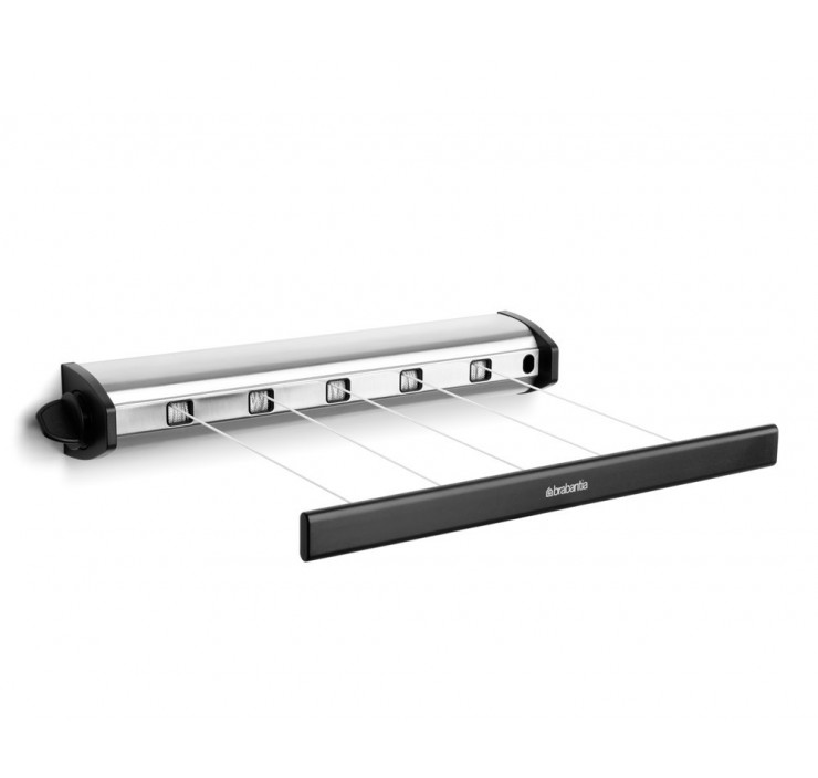 BRABANTIA ROLDROOGLIJN 22M MATT STEEL