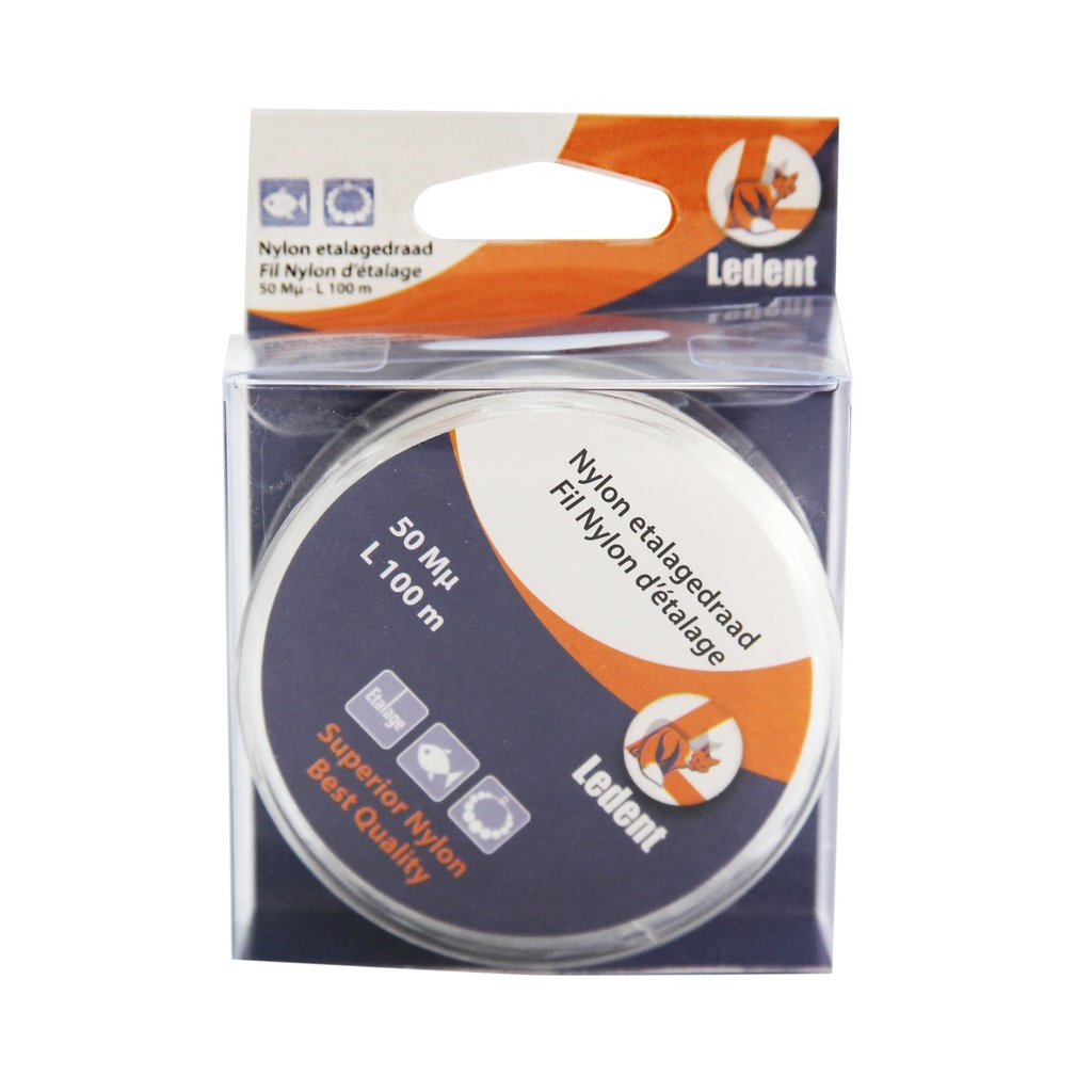 Etalagedraad Nylon 50MU 100m