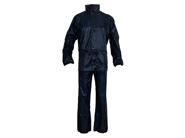 Regenpak Polyester/Pvc Navy Blauw L
