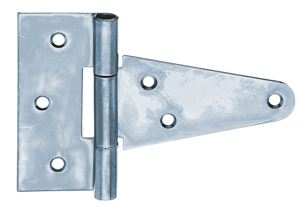 Staartscharnier, Enkel, Verzinkt "T"-kruishengsel, Zwaar 166mm