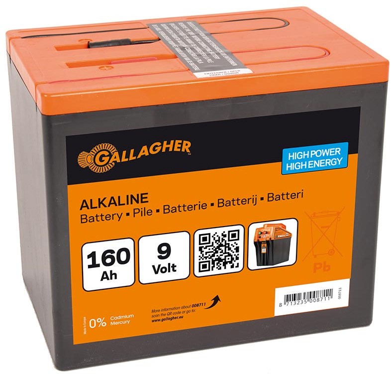 Gallagher Powerpack Batterij 9V/160Ah