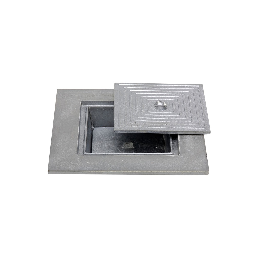 PUTDEKSEL DUBBEL DEKSEL 50X30 ALUMIN
