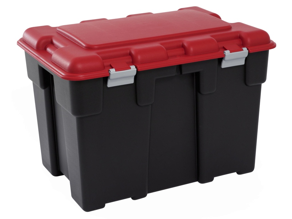 Keter Explorer Opbergkoffer 185l Zwart-rood