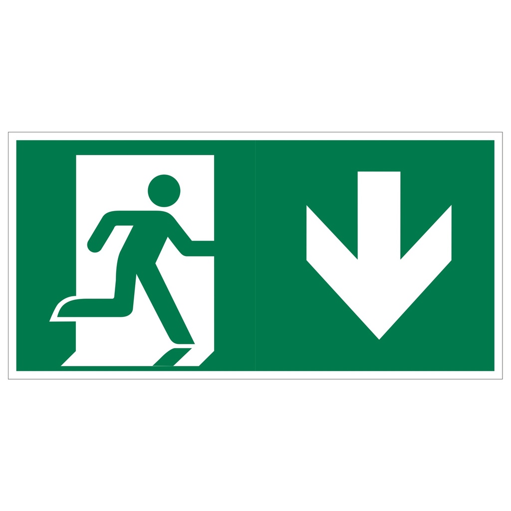 PICTO150x300 VLUCHTWEG BENEDEN