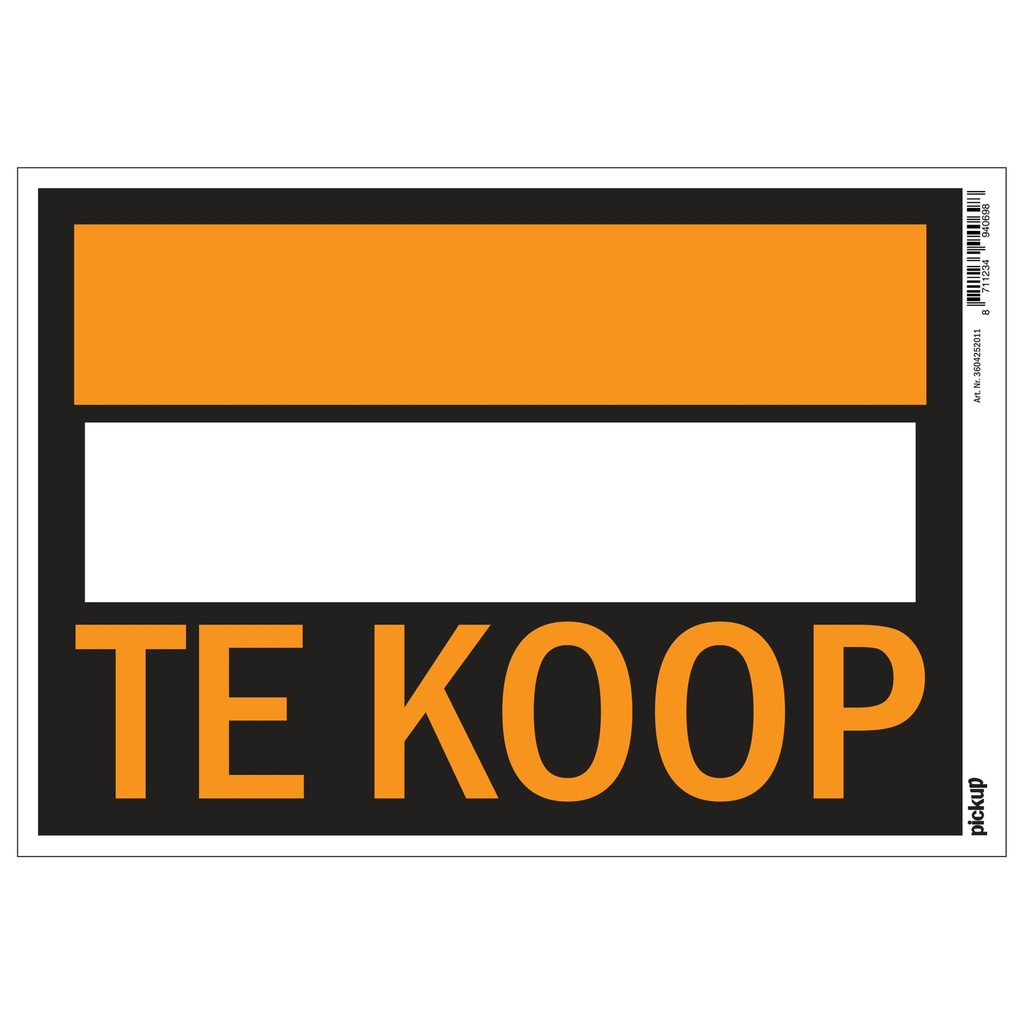 Pickup Affiche 23x33cm Kunststof te Koop