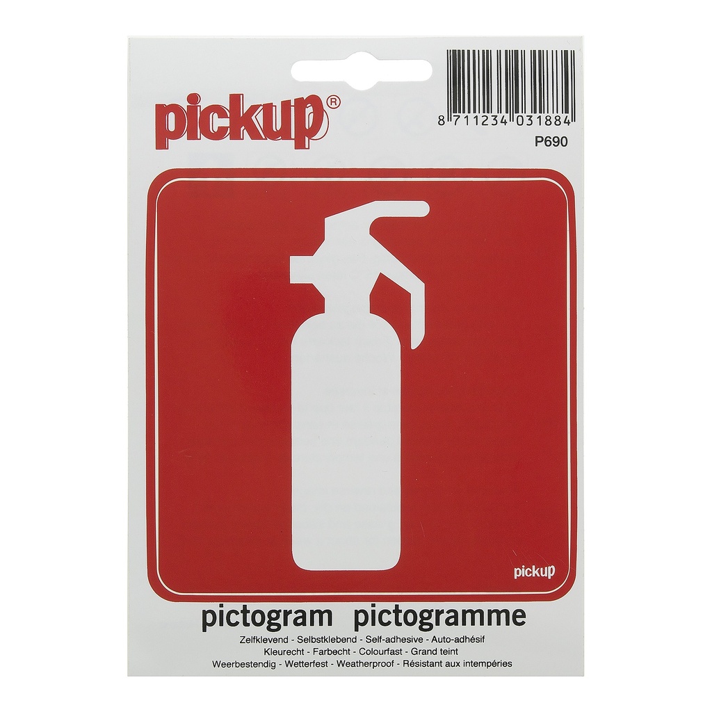 Pickup Pictogram Brandblusapparaat 10x10cm