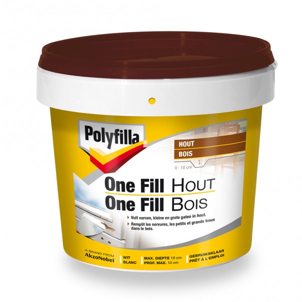 POLYFILLA ONE FILL HOUT 500ML