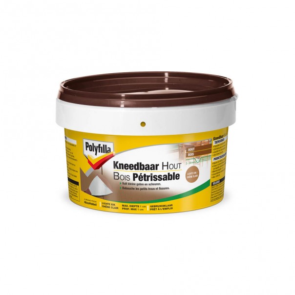 POLYFILLA KNEEDBAAR HOUT LICHTE EIK  500GR
