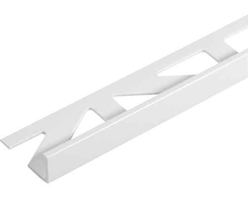 [DSP630] TEGELPROFIEL PVC WIT  6MM 250CM
