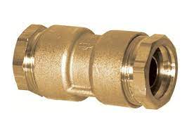 HUOT BSN Messing Rechte Koppeling Socarex 4/4" x 4/4"