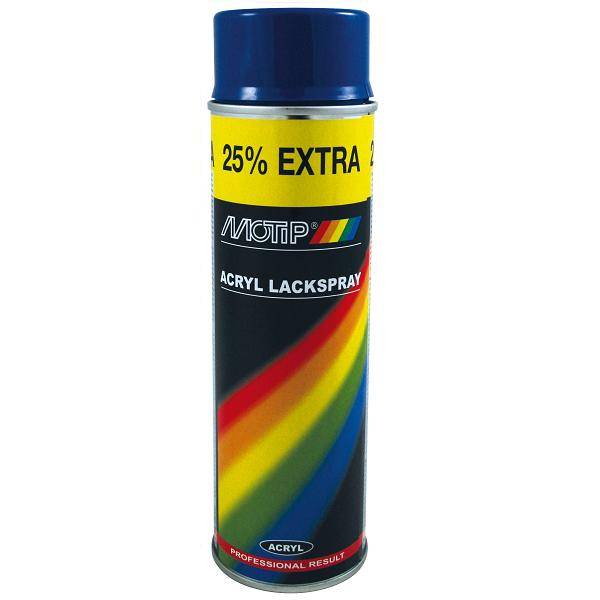 Motip Spray Universele lak - RAL 5010 blauw - 500 ml - 04106