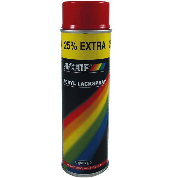 Motip Spray Universele lak - RAL 3000 rood - 500 ml - 04105