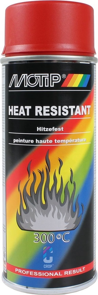 Motip Spray Hittebestendig Rood 400ml 04040
