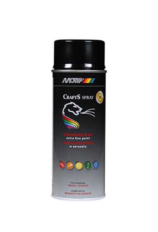 MOTIP CRAFTS RAL 9005 GLANZEND 400ML
