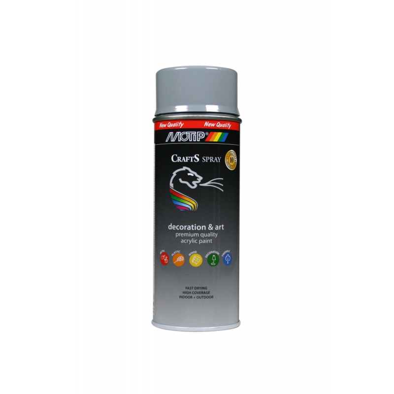 MOTIP CRAFTS RAL 7001 GLANZEND 400ML