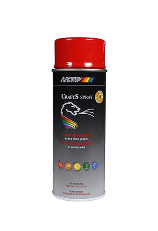 MOTIP CRAFTS RAL 3000 GLANZEND 400ML