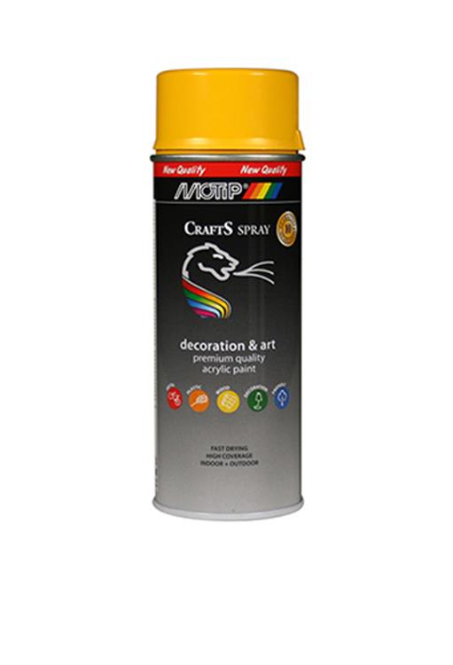 MOTIP CRAFTS RAL 1023 GLANZEND 400ML