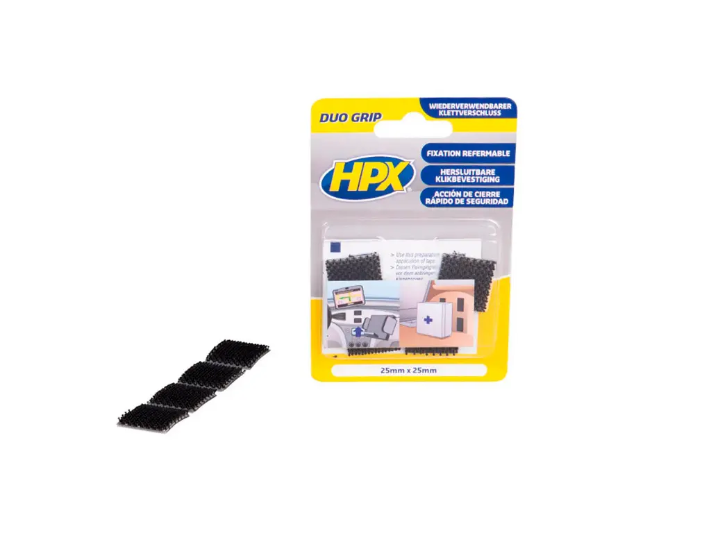 HPX Klittenband Pads 25x25 mm