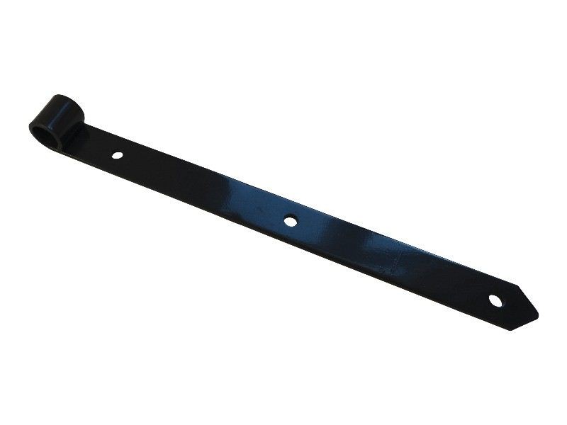 Enkele Luikscharnier Zwart Ø18 400x30mm