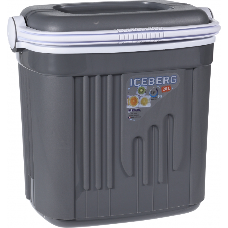 KOELBOX 20L "ICEBERG" GRIJS