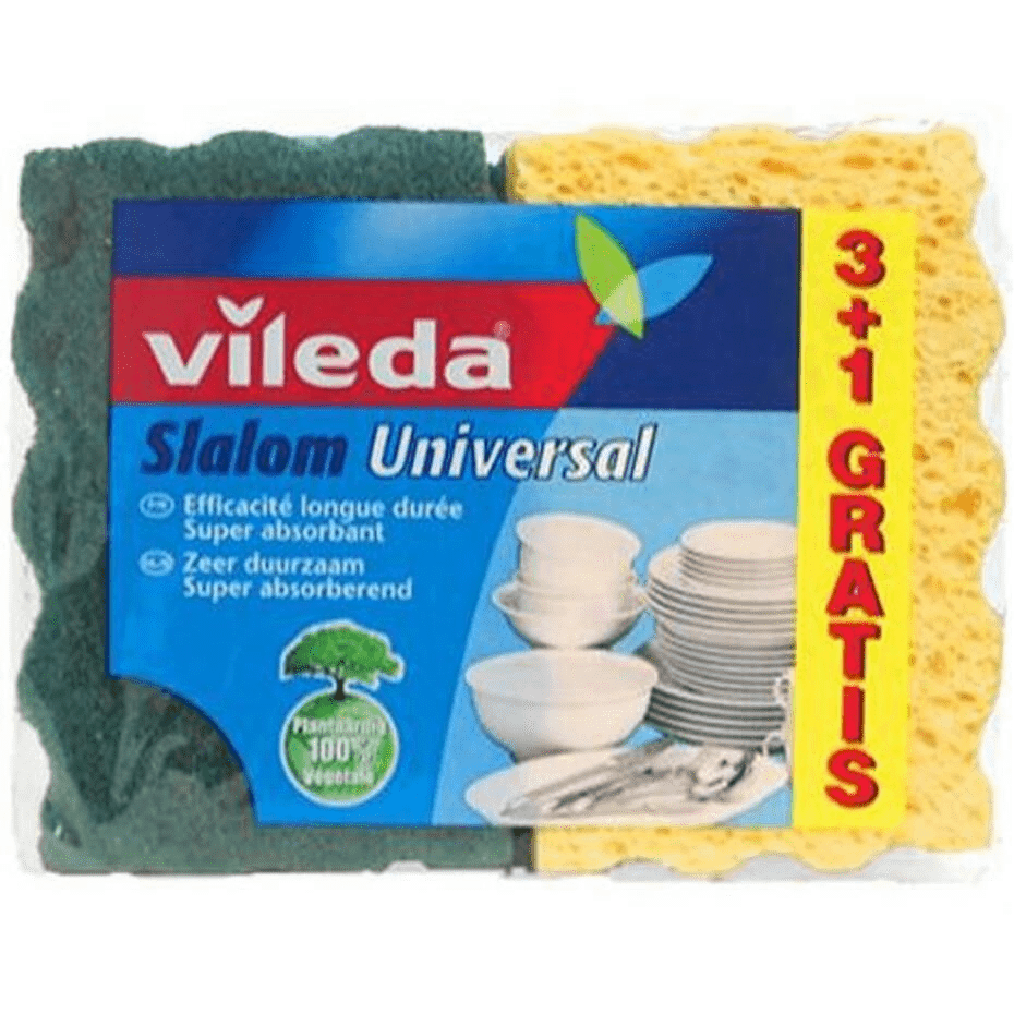 VILEDA SCHUURSPONS SLALOM UNIVERSAL 3+1