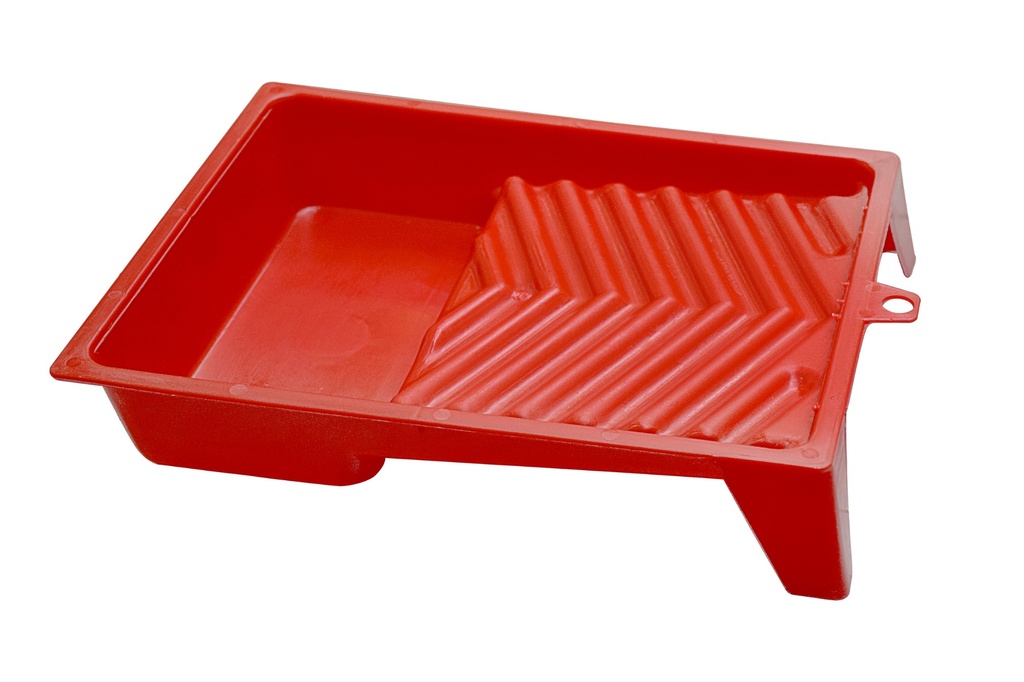 BOBRUSH VERFBAK KUNSTSTOF 22 X 28 CM ROOD