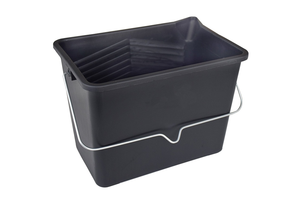 BOBRUSH VERFEMMER KUNSTSTOF 7 LITER ZWART MET UITGIETER