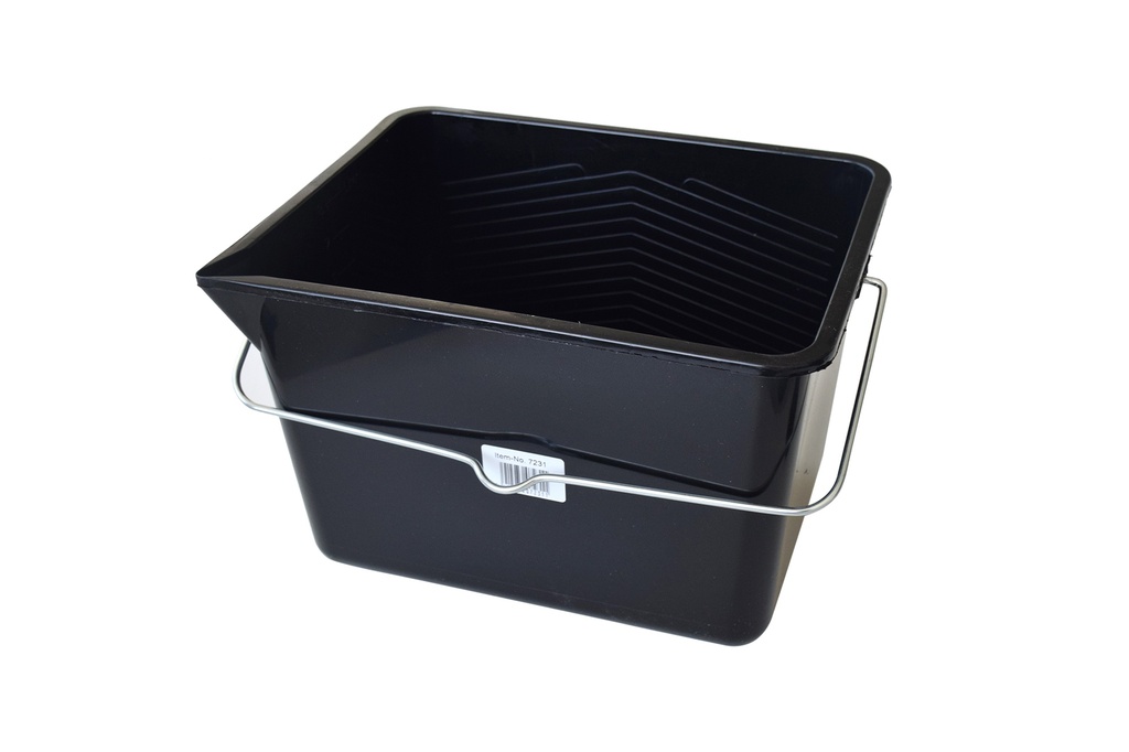 BOBRUSH VERFEMMER ZWART 8 LITER MET UITGIETER