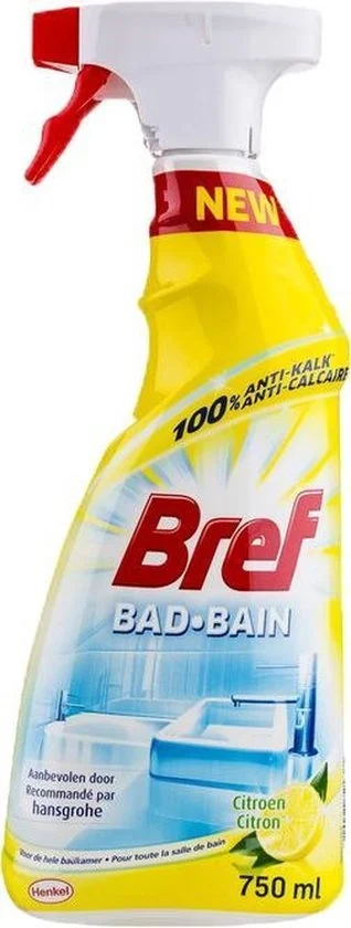 Bref Badkamerreiniger Spray Citroen - 750ml