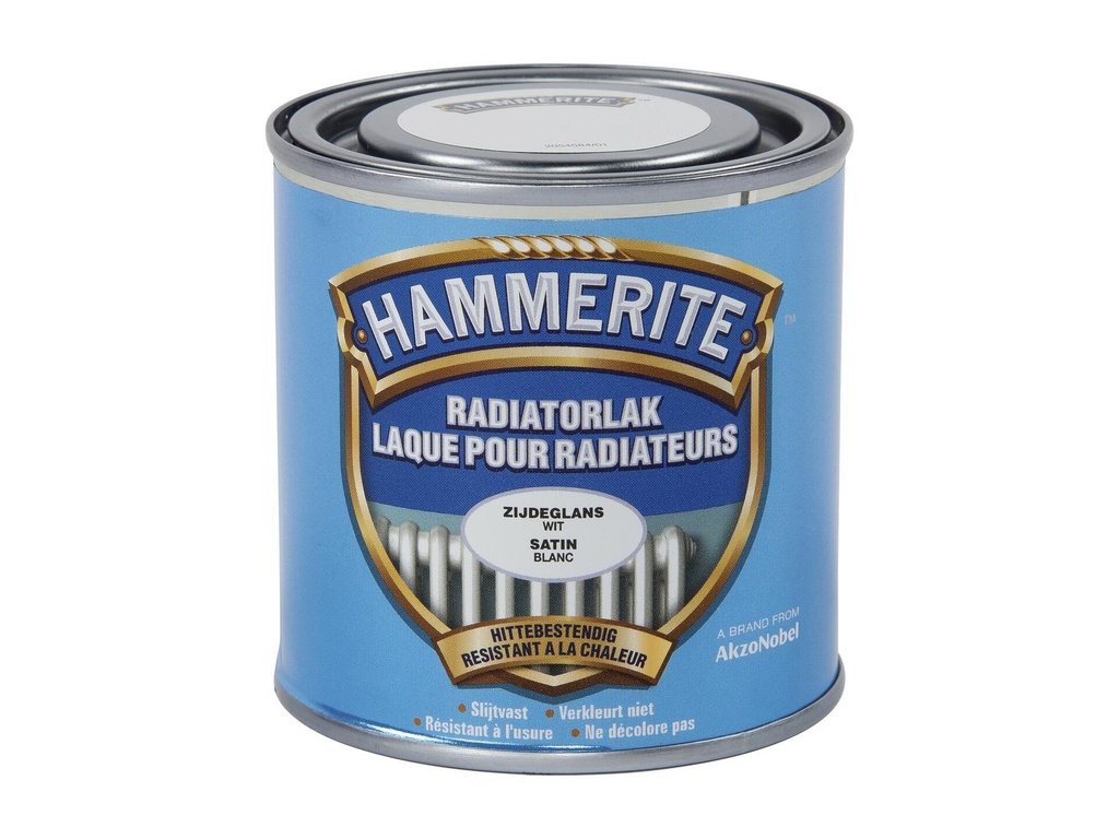 HAMMERITE RADIATOR SATIN WIT 250ML