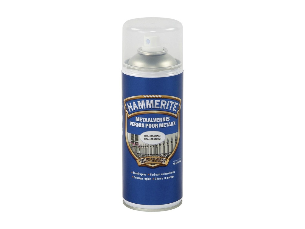 Hammerite Metaalvernis Hoogglans 400ml Transparant