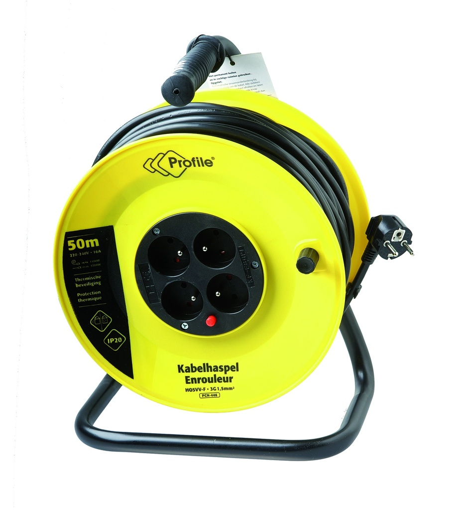 KABELHASPEL 50M  3G1,5 Profile