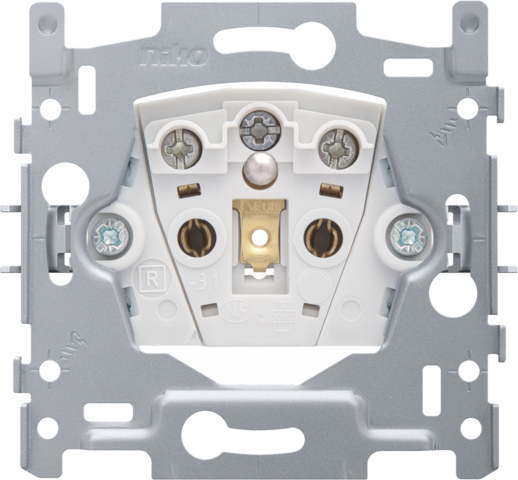 NIKO Sokkel voor stopcontact met penaarde, inbouwdiepte 28,5 mm 170-33100