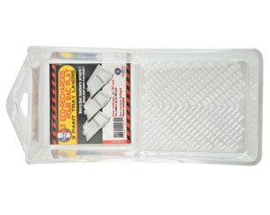 BOBRUSH PULL-LINER VOOR PLATTE VERFBAK 14X28 - 3 STUKS