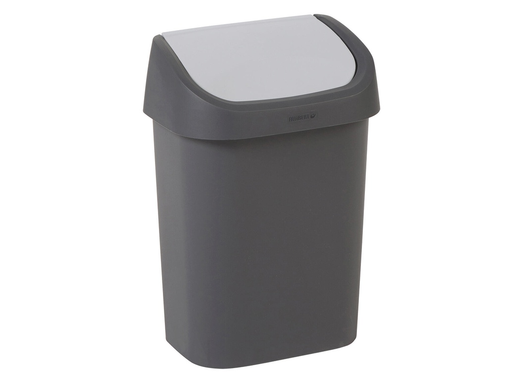 CURVER AFVALBAK MISTRAL SWING 10L ANTHRACIET / GRIJS