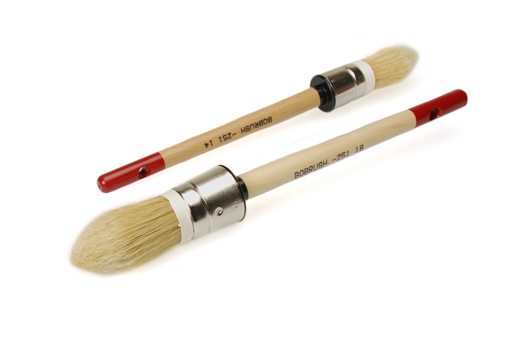 BOBRUSH RONDE  KWAST BLOND NR18 PUNT