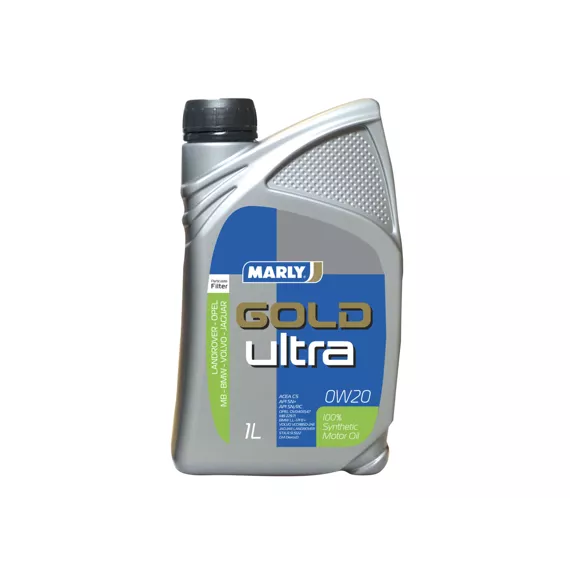 [8280002012] Marly Motorolie Gold Ultra 0W20 Bm/Mb/Opel/Volvo 1L