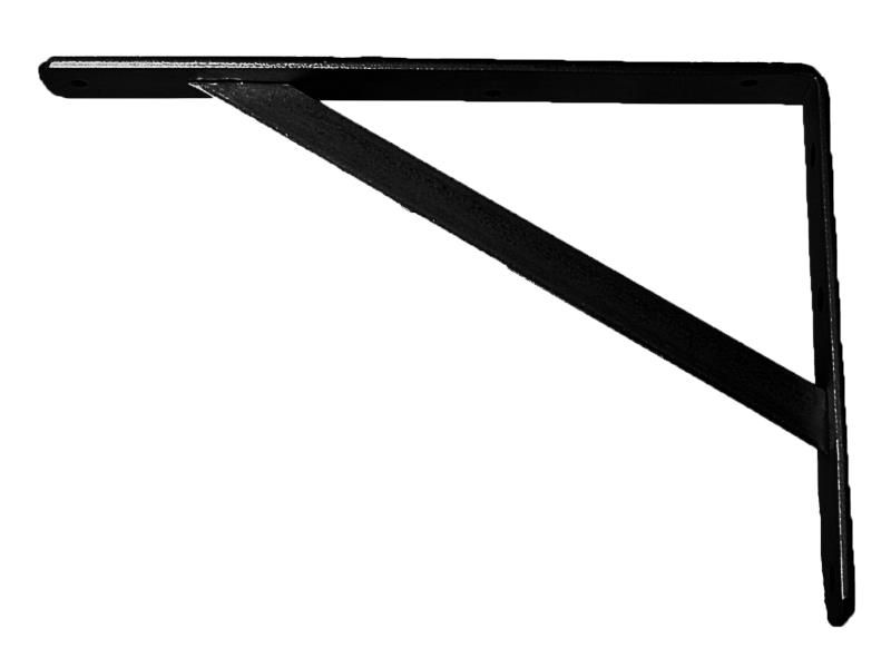 VERSTERKTE PLANKDRAGER ZWAAR ZWART 500X330MM