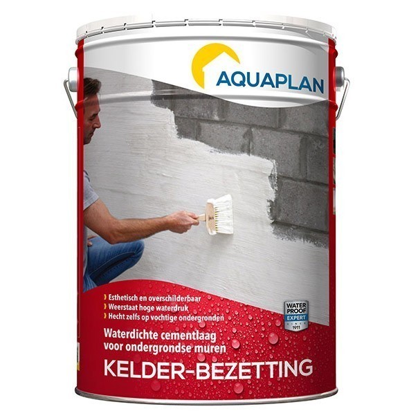 AQUAPLAN Kelder-Bezetting 20 Kg wit