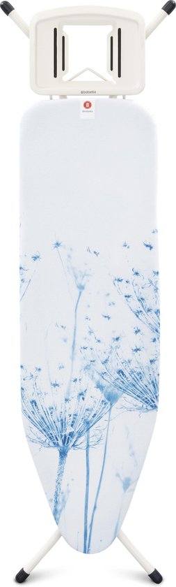 Brabantia Strijkplank B 124X38cm Solide Voor Stoomstrijkijzer Cotton Flower