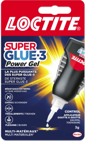 Loctite secondenlijm Power Gel Control 'Super Glue-3' 3gr