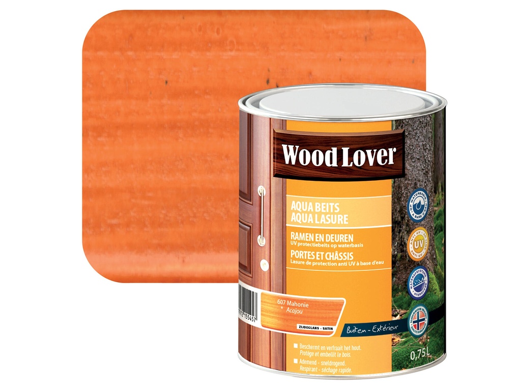 WOODLOVER AQUA BEITS 607 MAHONIE 750ML