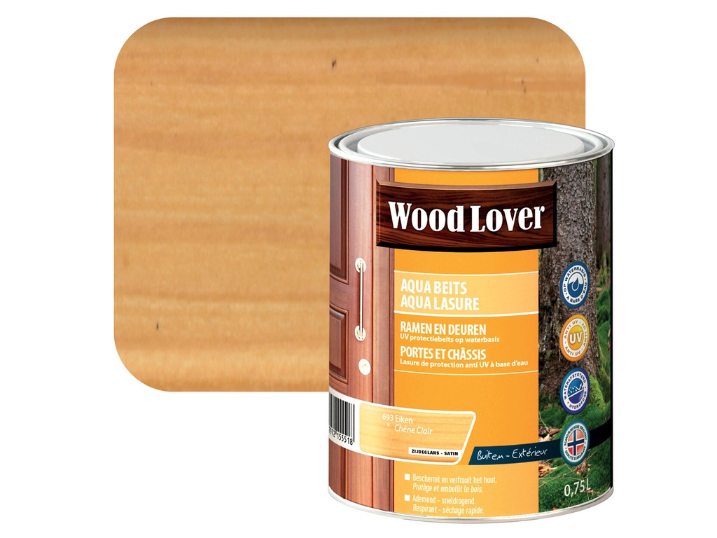 WOODLOVER AQUA BEITS 693 EIKEN 750ML