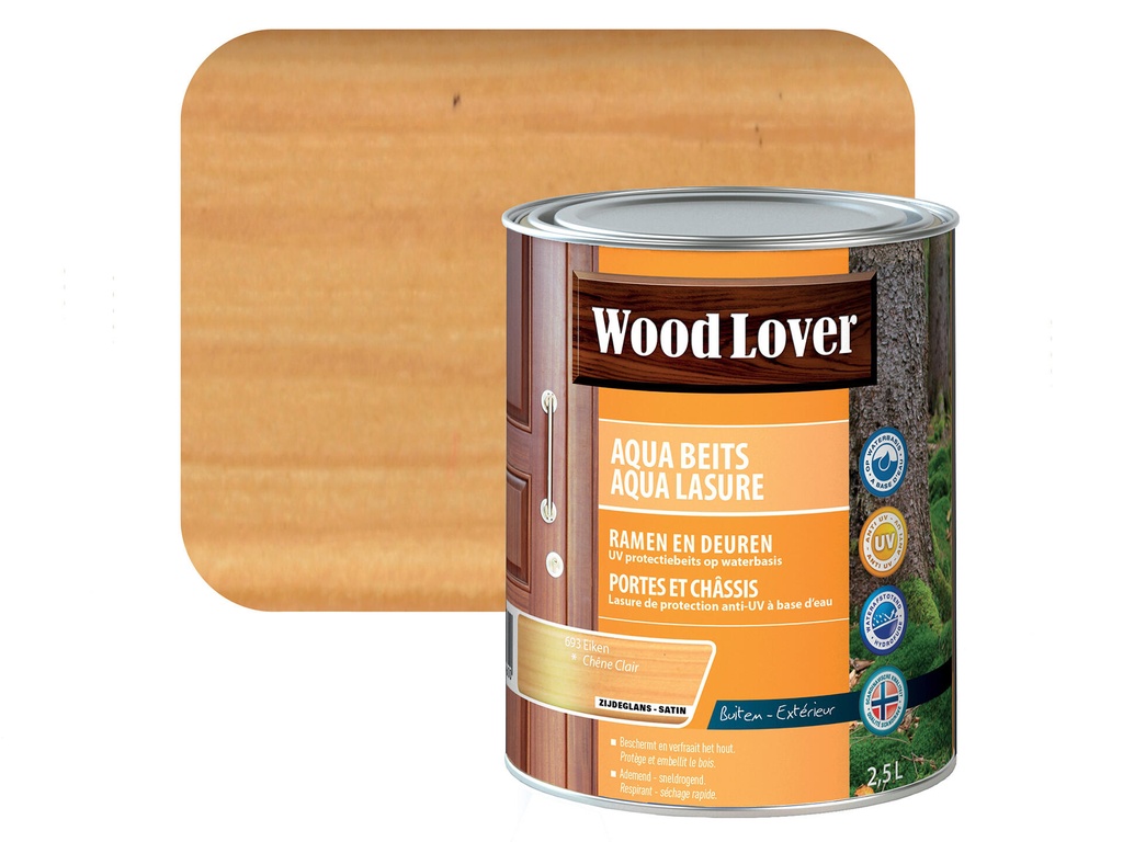 WOODLOVER AQUA BEITS 693 EIKEN 2,5L