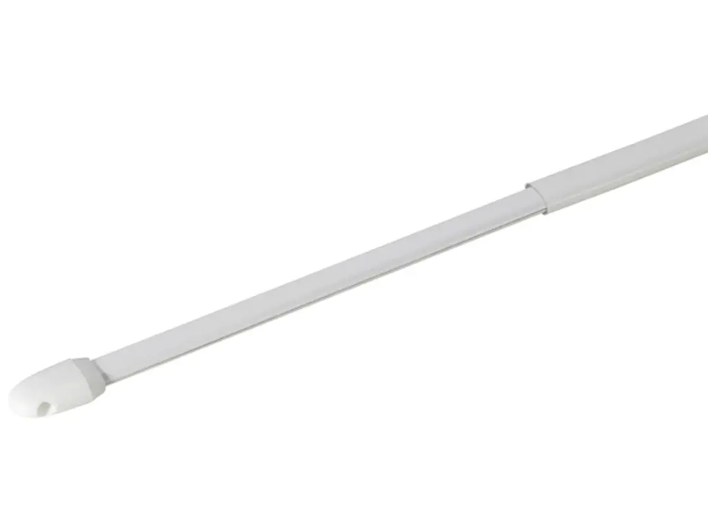 My Deco Gordijnroede Uitschuifbaar 60-110 cm Wit 2 stuks