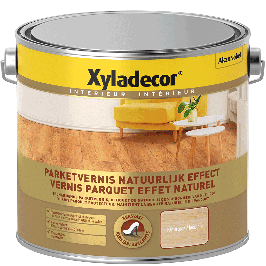 Xyladecor Parket Natuurlijk Effect Kleurloos 2,5L