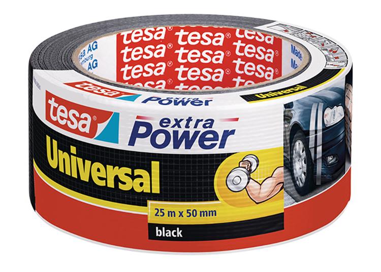 TESA EXTRA POWER UNIVERSAL 25M X 50MM BLACK