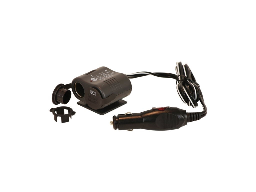 Carpoint 2-Weg 12V Stekkerdoos 10A