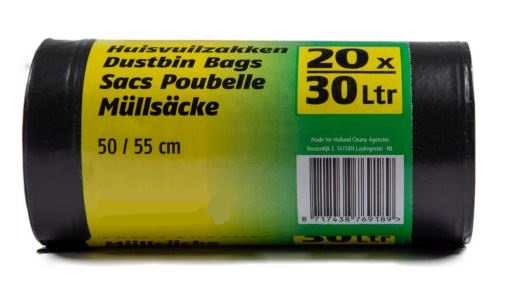 VUILZAK 30L 50X55CM PER 20