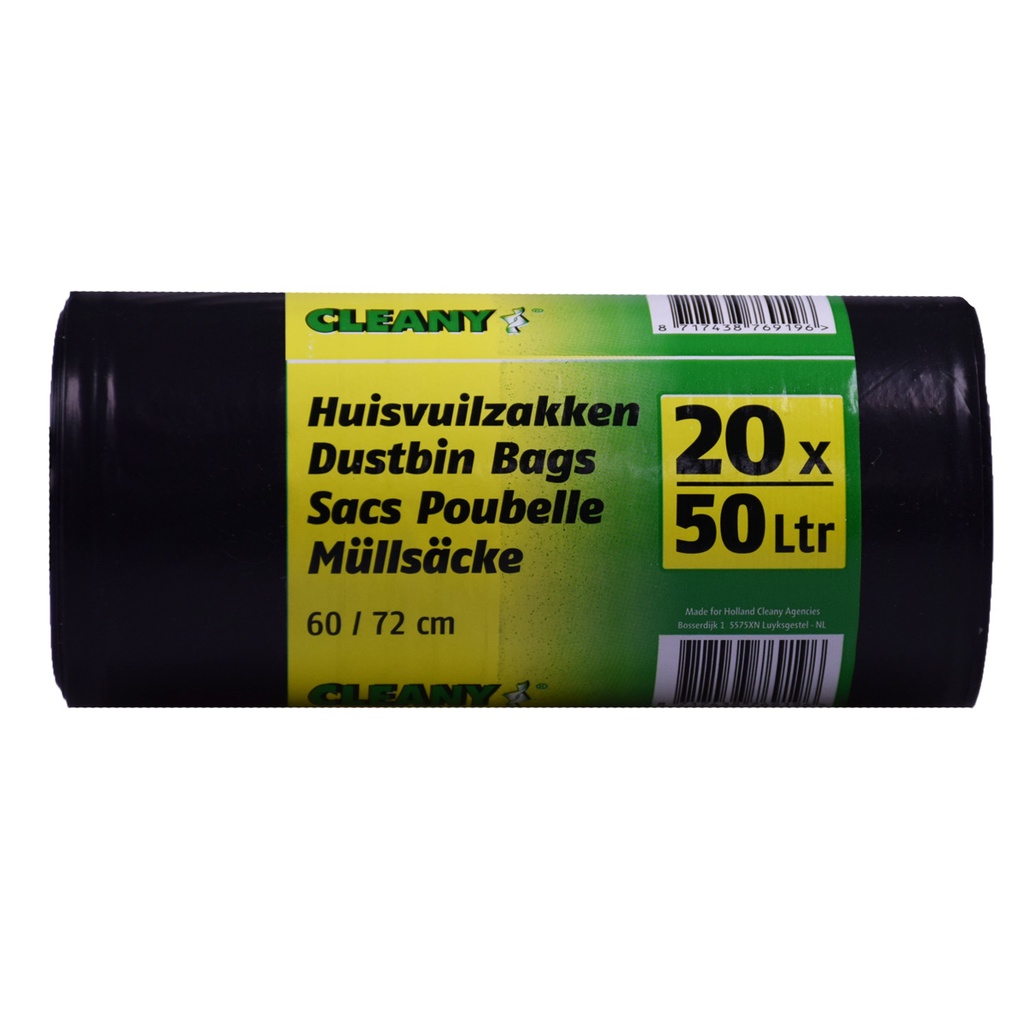 VUILZAK 50L 60X72CM PER 20